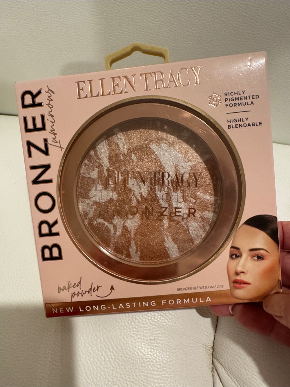 Ellen Tracy Luminous Baked Bronzer - Marble Bronze & Pearl Swirl